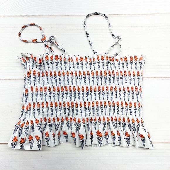 Smocked Bikini Tube Top NWOT - Picture 2 of 6